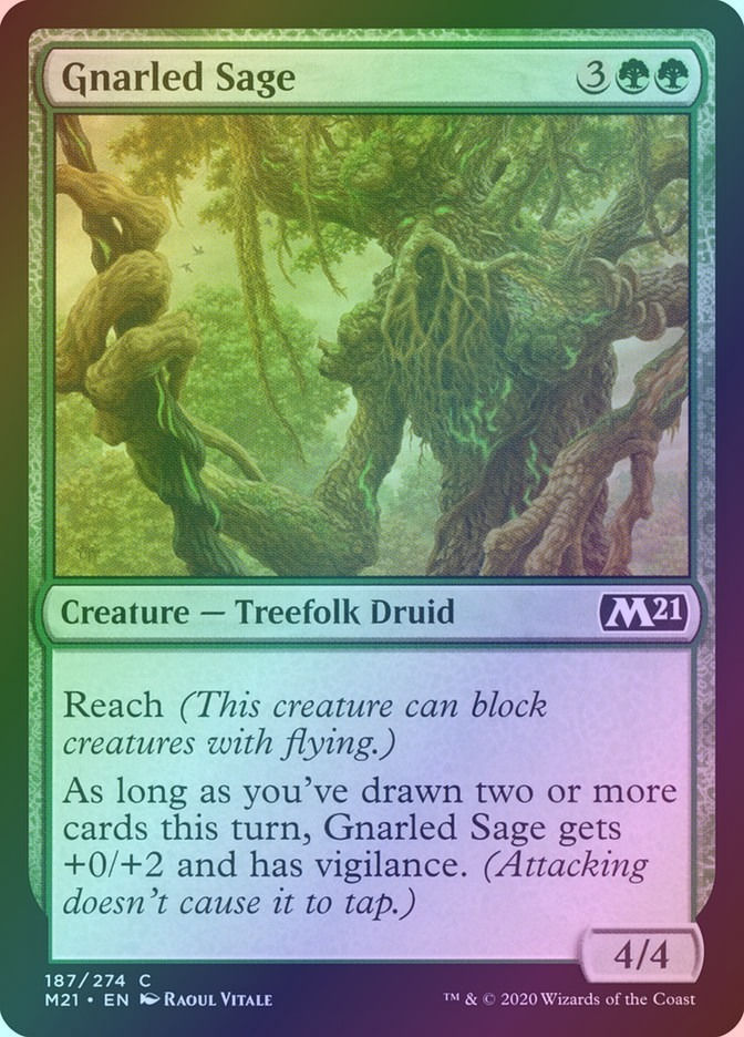 Gnarled Sage (M21) (187) / Foil