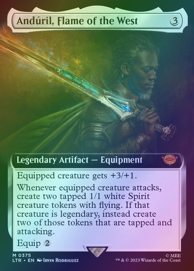 Andúril, Flame of the West (LTR) (375) / Extended Art / Foil