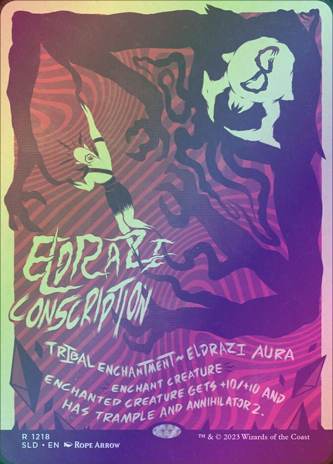 Eldrazi Conscription (SLD) (1218) / Borderless / Foil