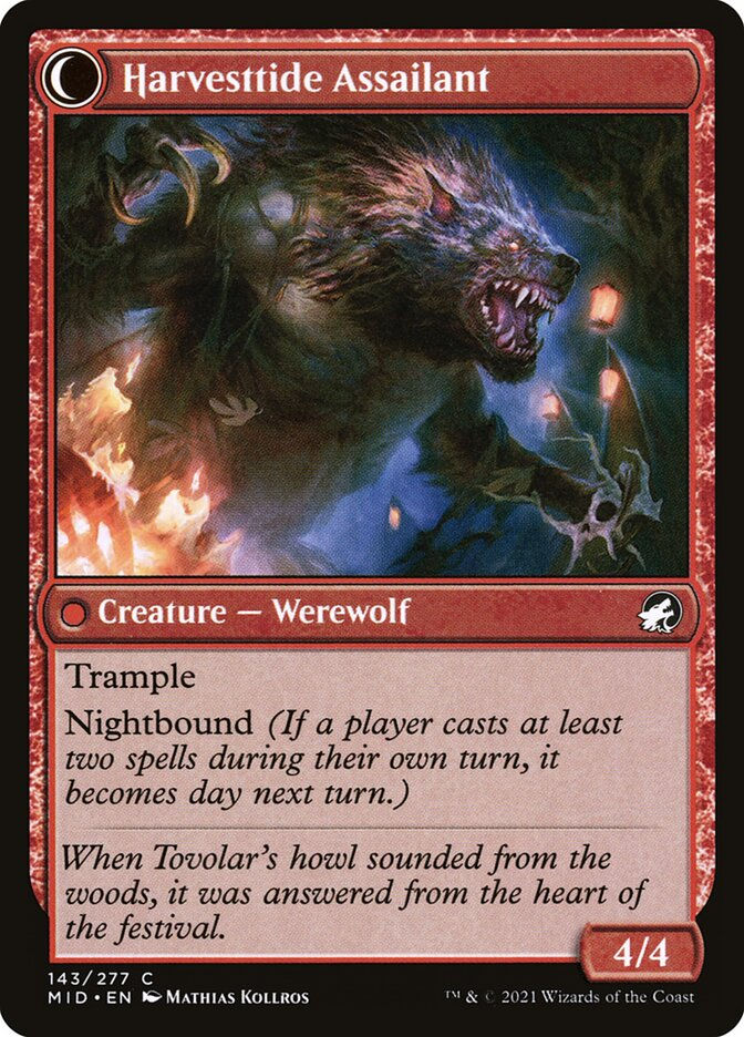 Harvesttide Infiltrator // Harvesttide Assailant (MID) (143) — cara 2 de 2