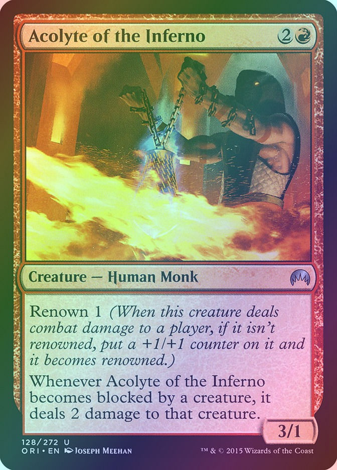 Acolyte of the Inferno (ORI) (128) / Foil
