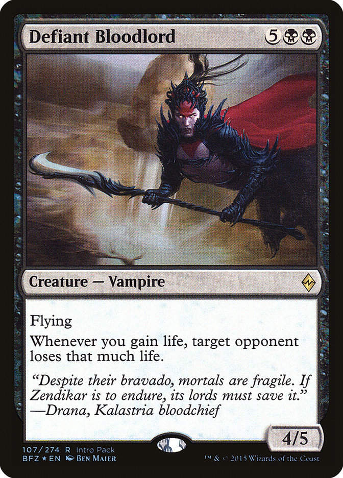 Defiant Bloodlord (PBFZ) (107) / Foil