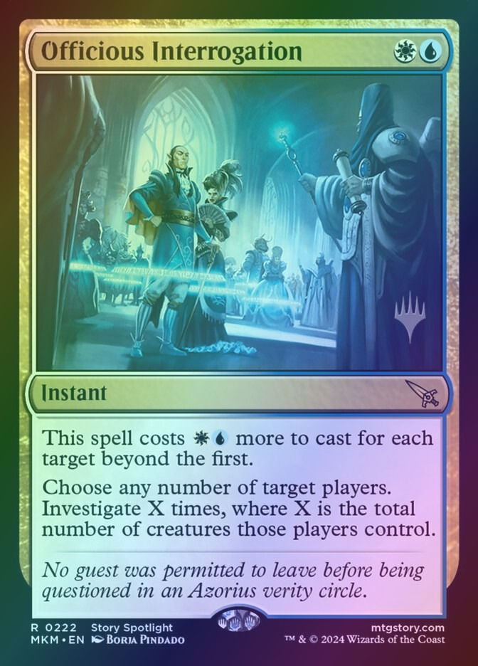 Officious Interrogation (PMKM) (222p) / Foil