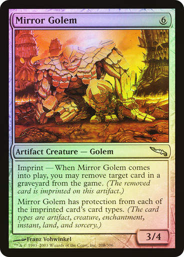 Mirror Golem (MRD) (208) / Foil