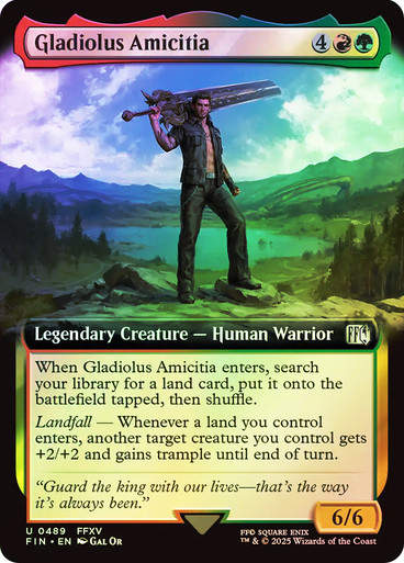 Gladiolus Amicitia (FIN) (489) / Extended Art / Foil