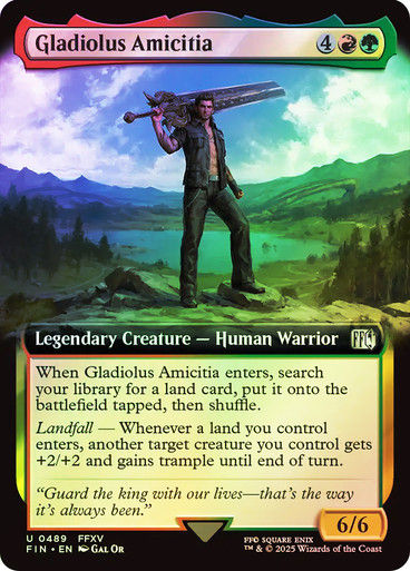 Gladiolus Amicitia (FIN) (489) / Extended Art / Foil