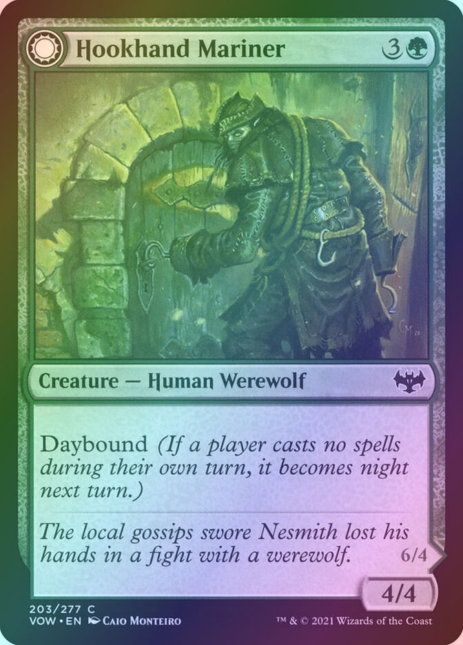 Hookhand Mariner // Riphook Raider (VOW) (203) / Foil — cara 1 de 2