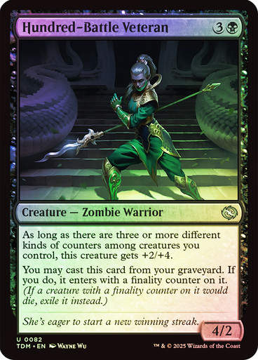 Hundred-Battle Veteran (TDM) (82) / Foil