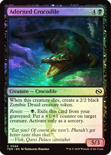 Adorned Crocodile (TDM) (69) / Foil