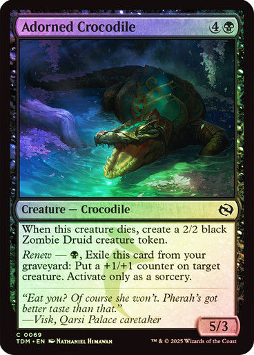 Adorned Crocodile (TDM) (69) / Foil