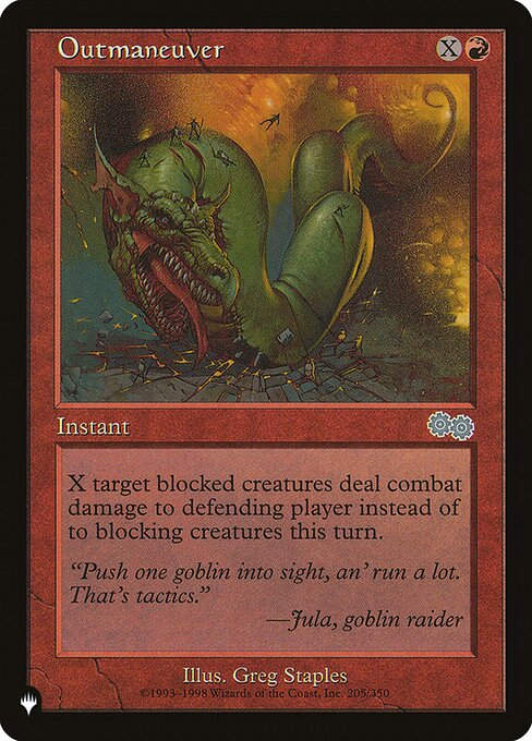Outmaneuver (PLST) (USG-205)