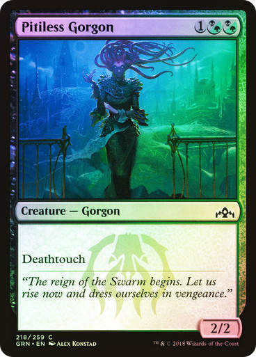 Pitiless Gorgon (GRN) (218) / Foil