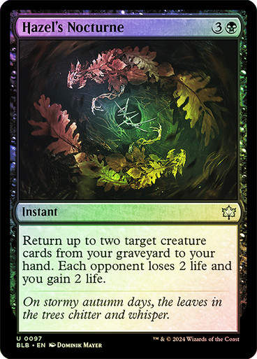 Hazel's Nocturne (blb) (97) / Foil