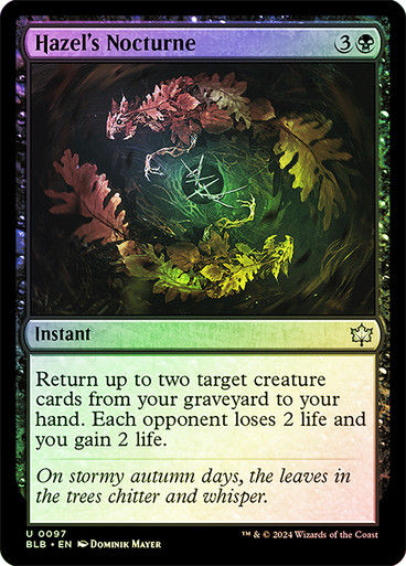 Hazel's Nocturne (blb) (97) / Foil