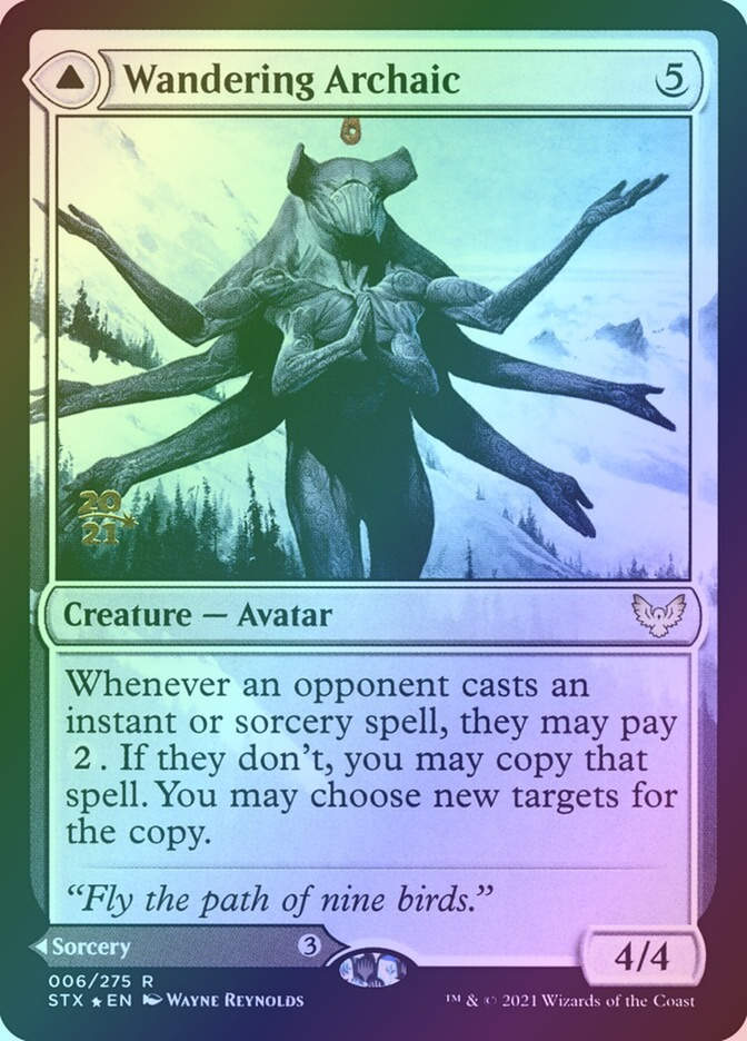 Wandering Archaic // Explore the Vastlands (PSTX) (6s) / Foil