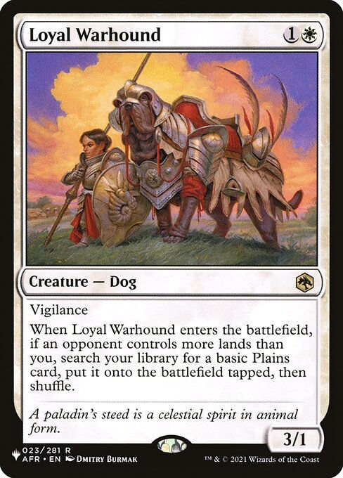 Loyal Warhound (PLST) (AFR-23)