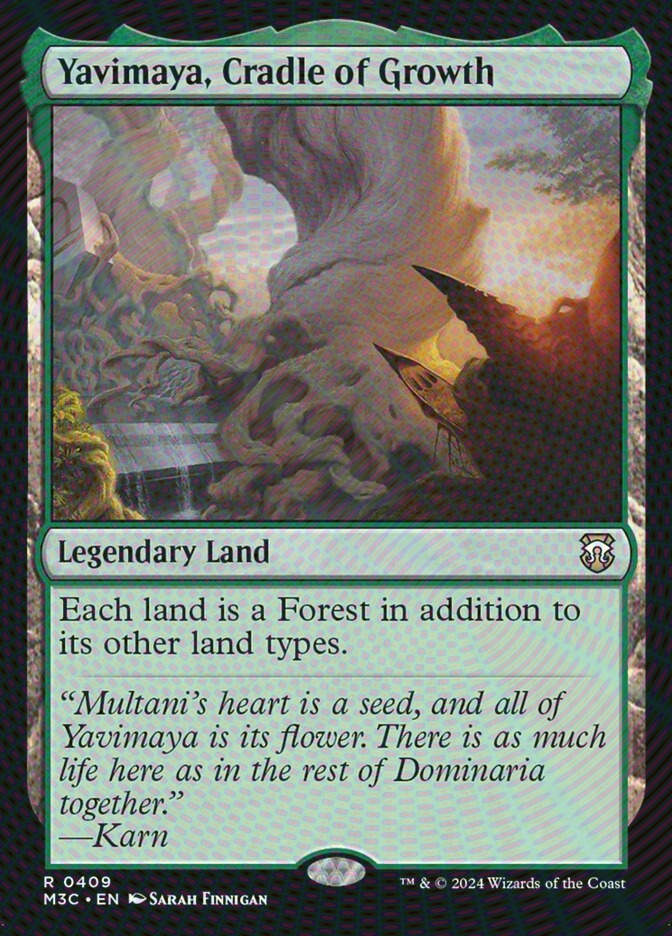 Yavimaya, Cradle of Growth (M3C) (409) / Ripple Foil
