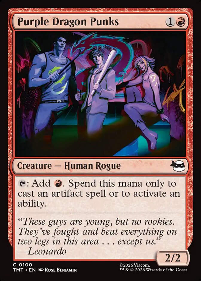 Purple Dragon Punks (TMT) (100)