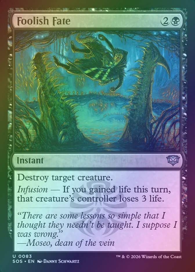 Foolish Fate (SOS) (83) / Foil