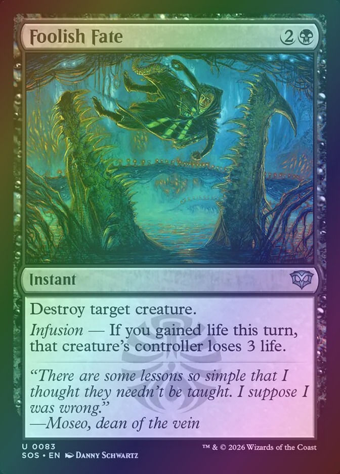 Foolish Fate (SOS) (83) / Foil