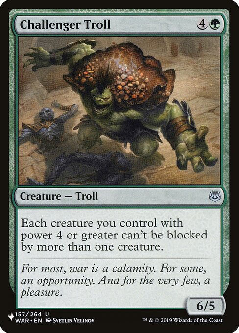 Challenger Troll (PLST) (WAR-157)