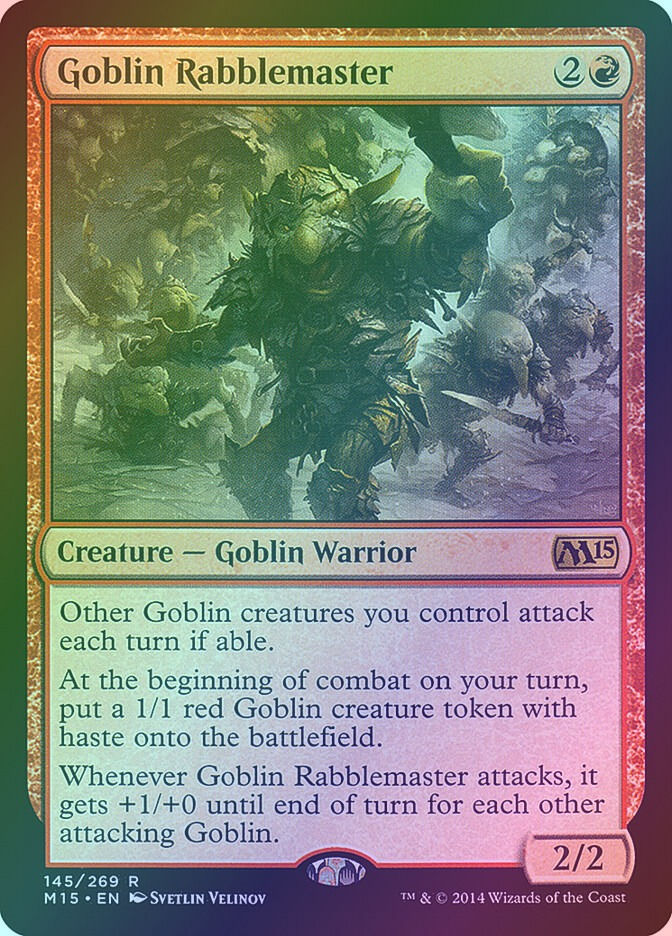 Goblin Rabblemaster (M15) (145) / Foil