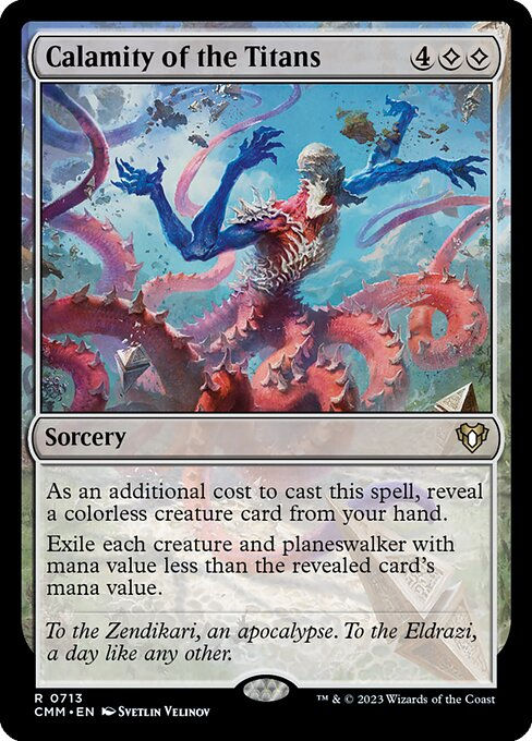 Calamity of the Titans (cmm) (Commander Deck)