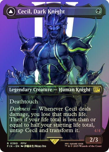Cecil, Dark Knight // (FIN) (380) / Borderless / Foil