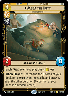 Jabba the Hutt - Cunning Daimyo (SOR_#181/252)