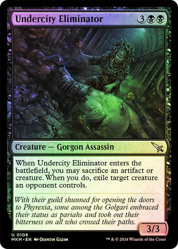 Undercity Eliminator (mkm) (108) / Foil