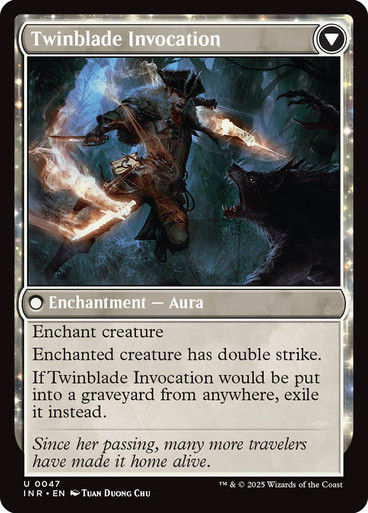 Twinblade Geist // Twinblade Invocation (INR) (47) — cara 2 de 2