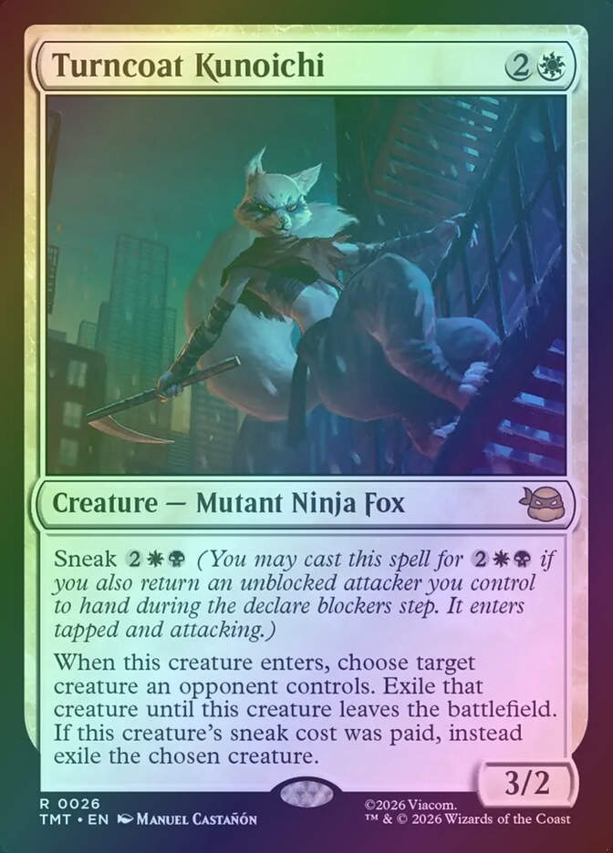 Turncoat Kunoichi (TMT) (26) / Foil