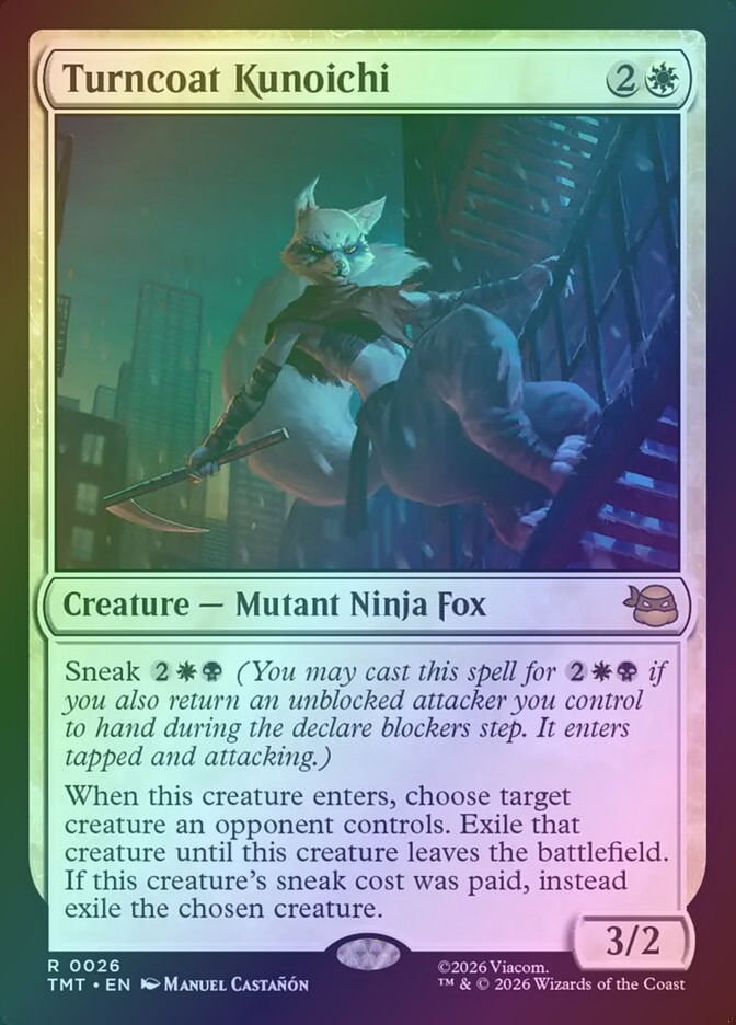 Turncoat Kunoichi (TMT) (26) / Foil