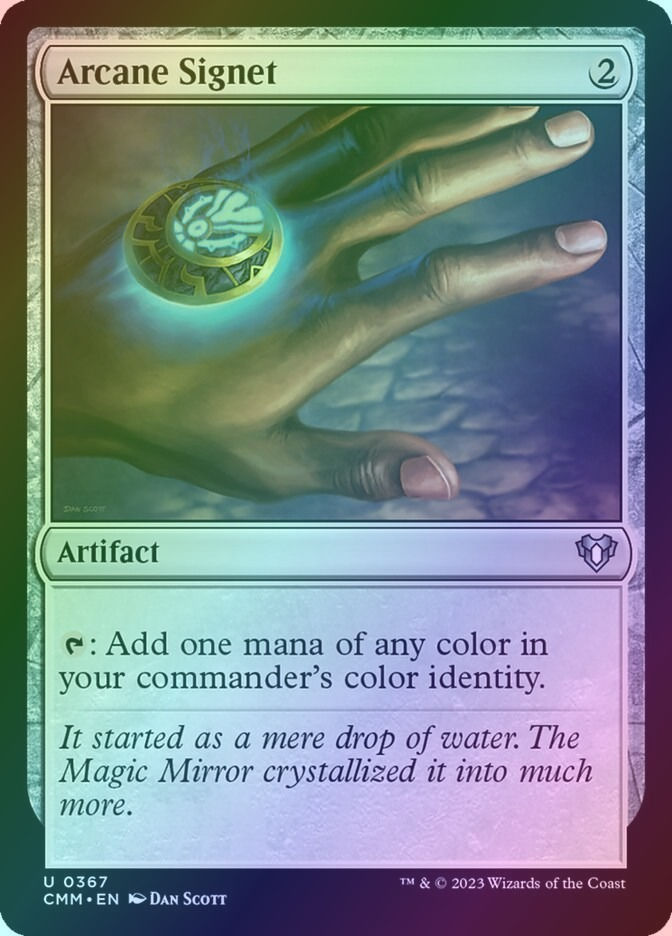 Arcane Signet (CMM) (367) / Foil
