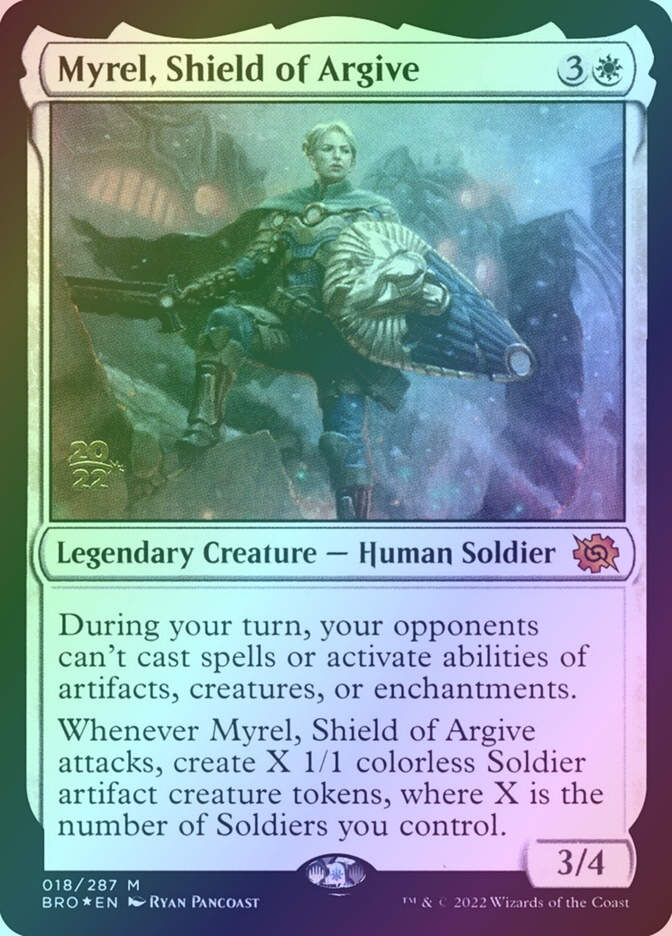 Myrel, Shield of Argive (PBRO) (18s) / Foil