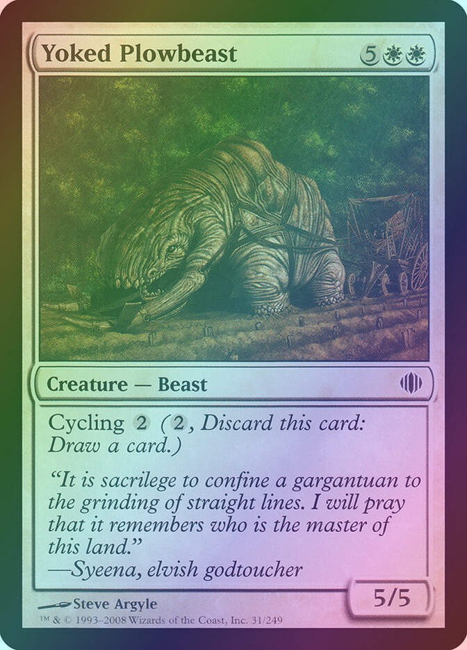 Yoked Plowbeast (ALA) (31) / Foil