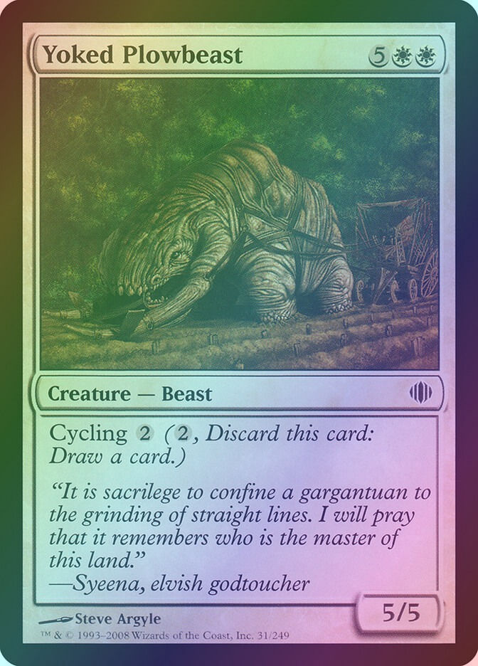 Yoked Plowbeast (ALA) (31) / Foil
