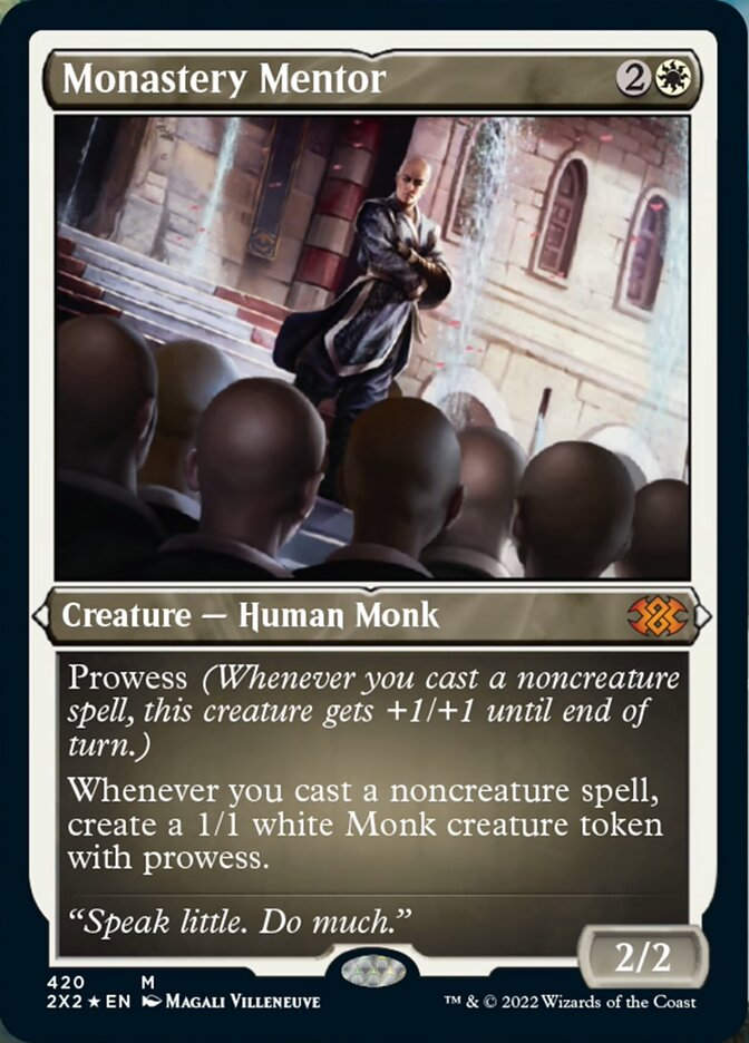 Monastery Mentor (2X2) / Etched Foil