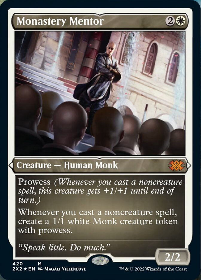 Monastery Mentor (2X2) / Etched Foil