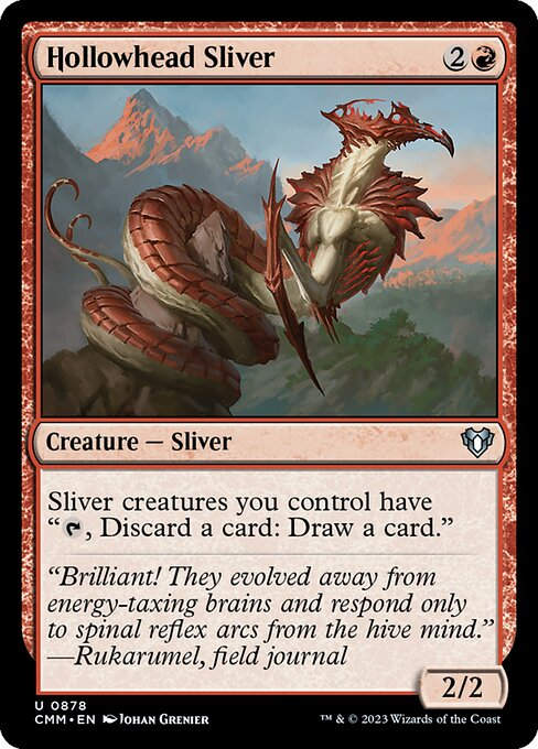 Hollowhead Sliver (cmm) (Commander Deck)