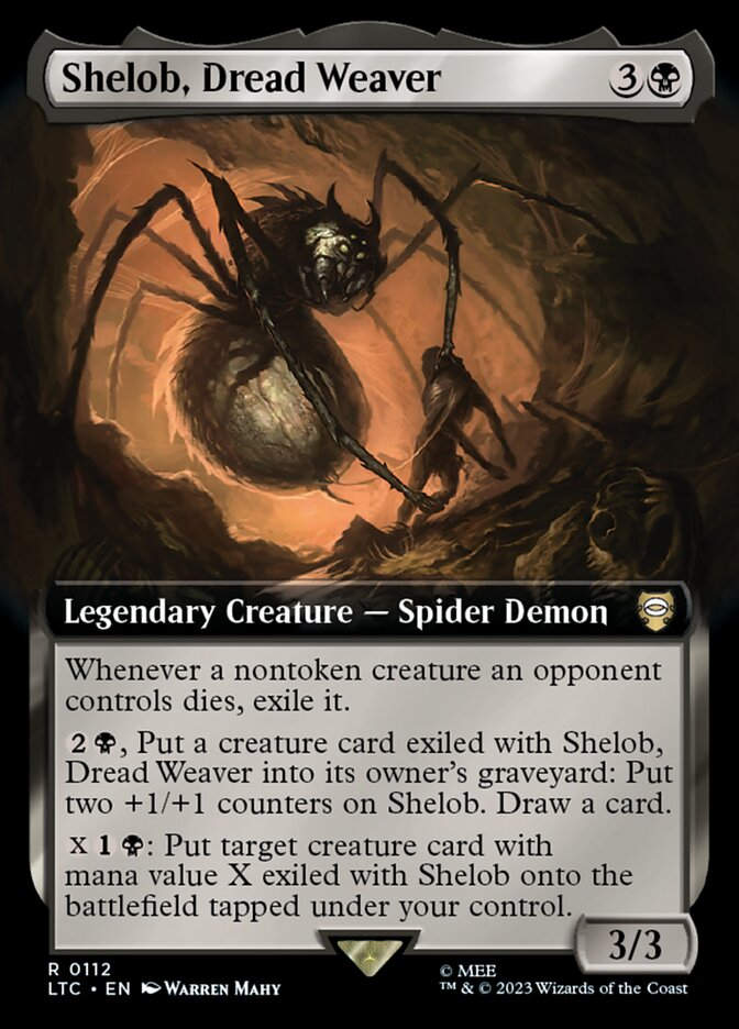 Shelob, Dread Weaver (LTC) (112) / Extended Art