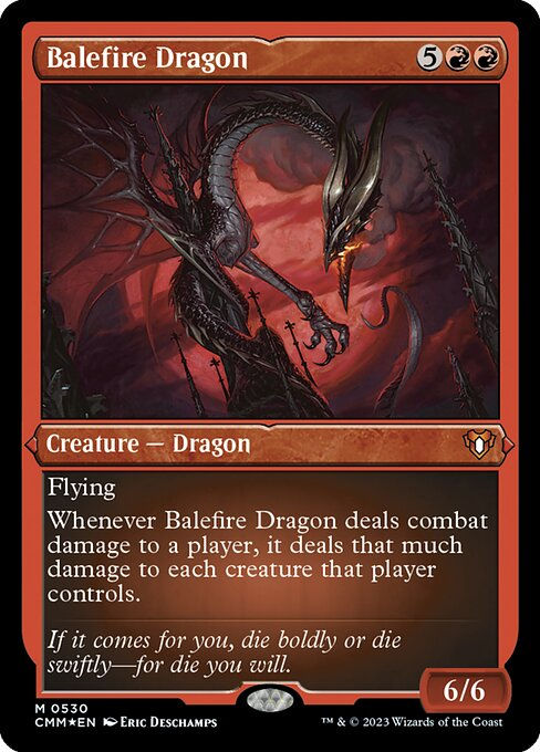 Balefire Dragon (cmm) / Foil Etched