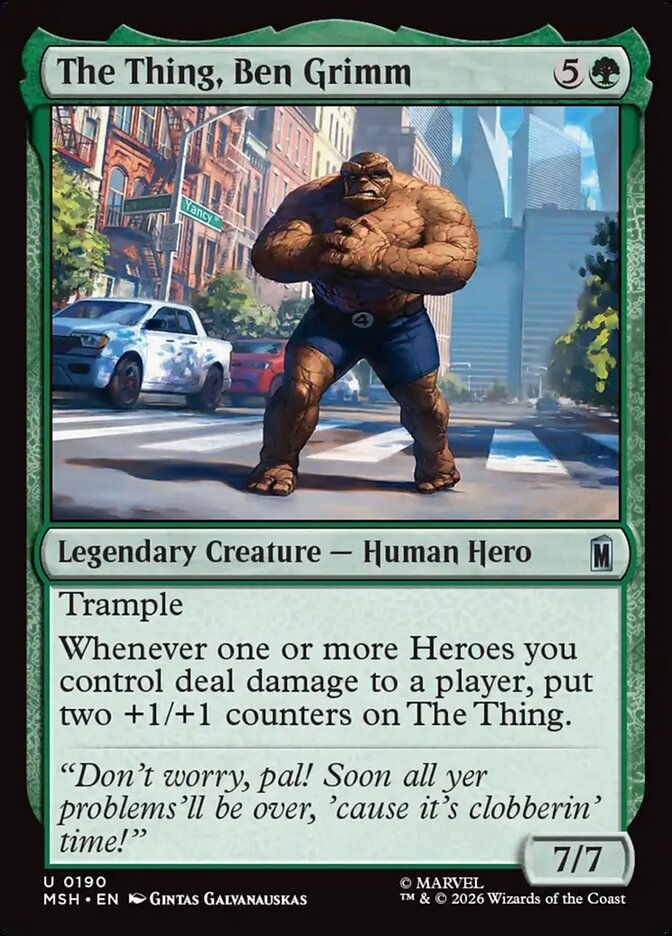 The Thing, Ben Grimm (MSH) (190)