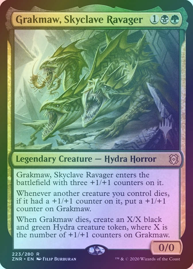 Grakmaw, Skyclave Ravager (PZNR) (223p) / Foil