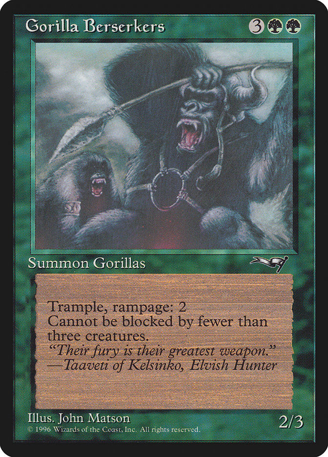 Gorilla Berserkers (ALL) (93a)
