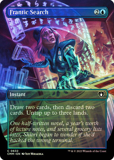 Frantic Search (cmm) / Borderless / Foil