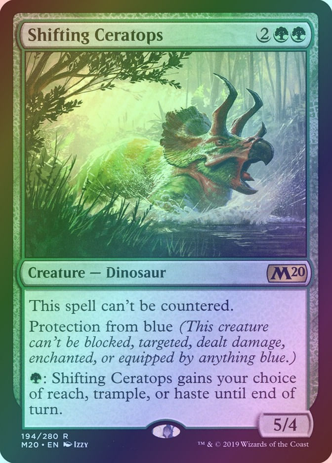 Shifting Ceratops (M20) (194) / Foil