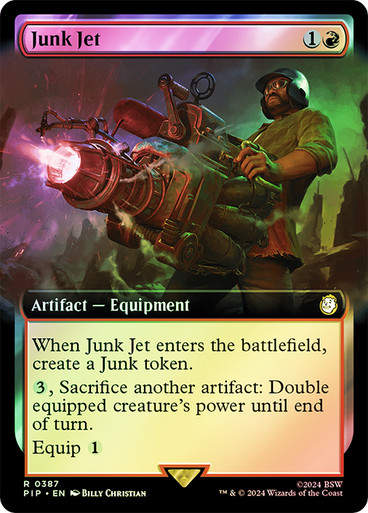Junk Jet (pip) (387) / Extended Art Foil