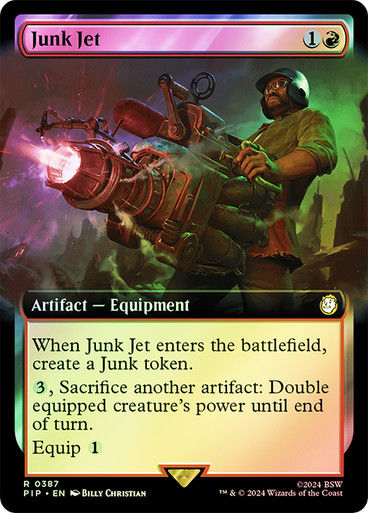 Junk Jet (pip) (387) / Extended Art Foil