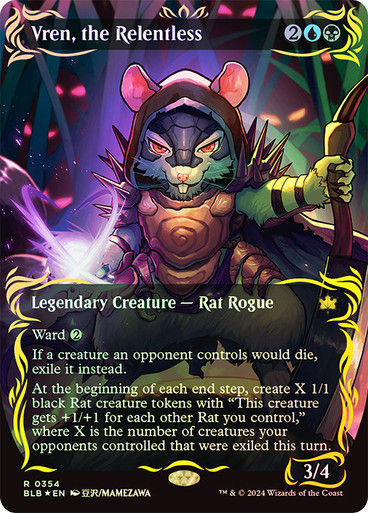 Vren, the Relentless (blb) (354) / Raised Foil